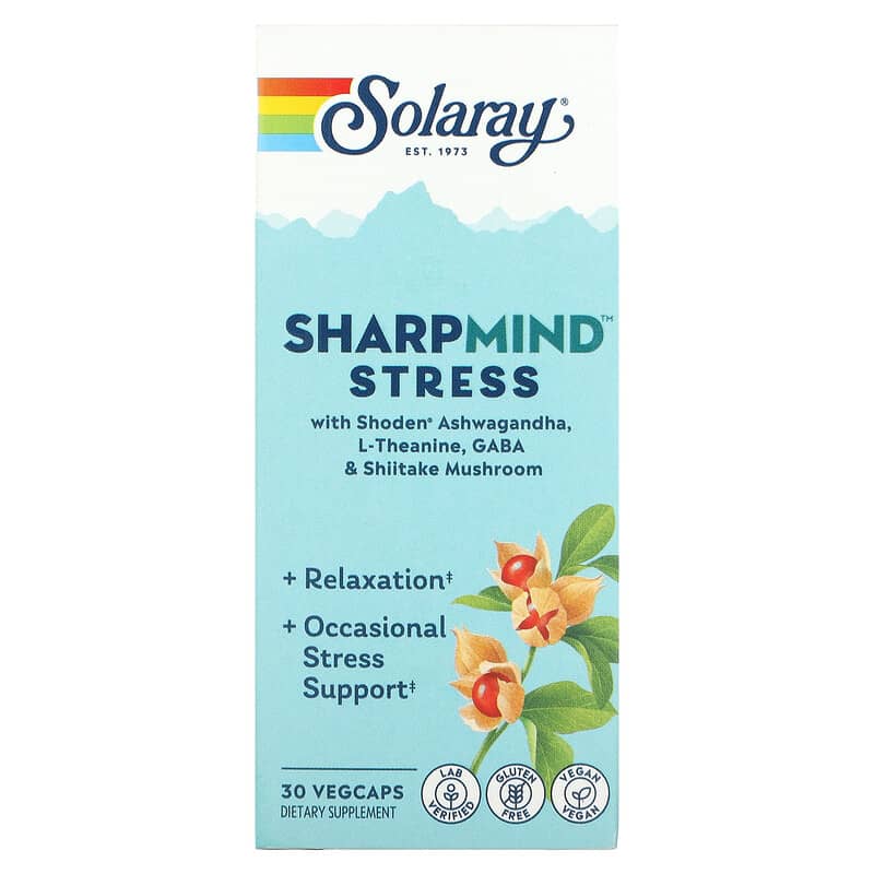SharpMind Stress, 30 Vegcaps