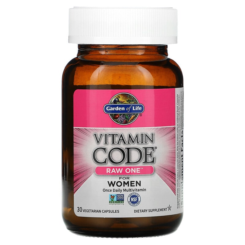 Vitamin Code, Raw One For Women Once Daily Multivitamin, 30 Vegetarian Capsules