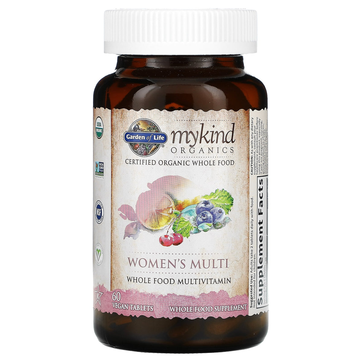 MyKind Organics, Women's Multi, 60 Vegan Tablets