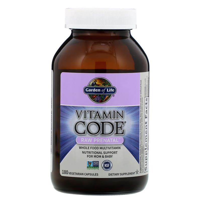 Vitamin Code, RAW prenatal, 180 Vegetarian Capsules