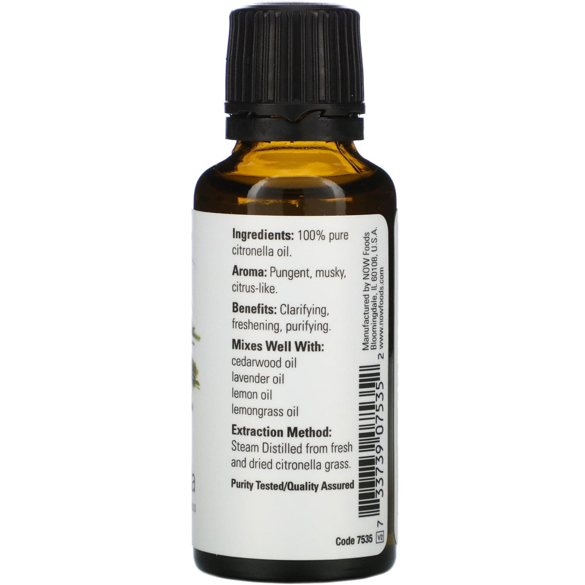 Essential Oils, Citronella, 1 fl oz (30 ml)