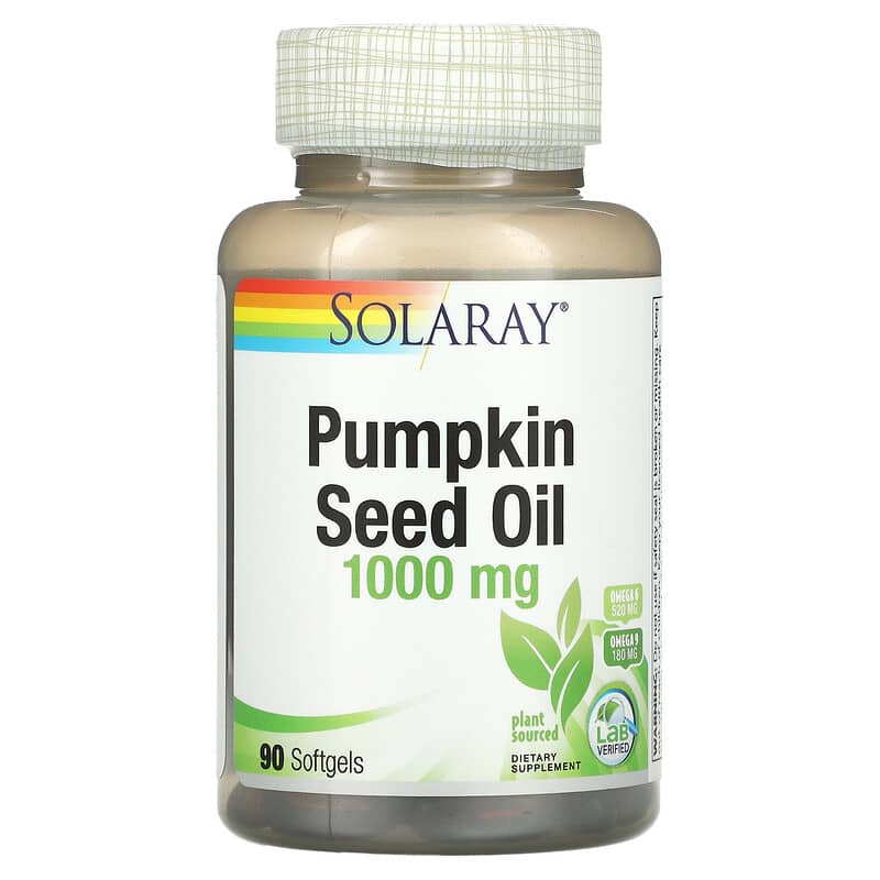 Pumpkin Seed Oil, 1,000 mg, 90 Softgels – Healthy Planet Co