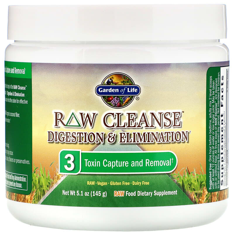 RAW Cleanse, The Ultimate Standard in Cleansing and Detoxification, 3 Part Program, 3 Step Kit