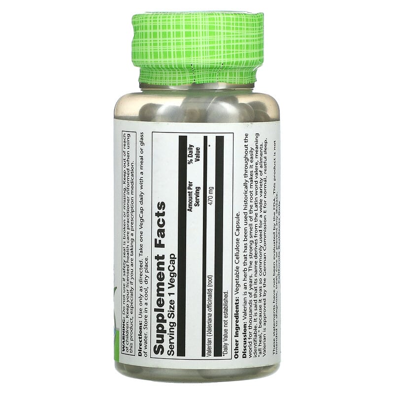 Valerian, 470 mg, 100 VegCaps