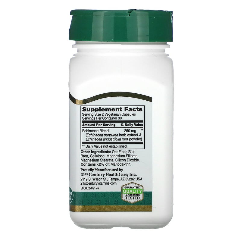 Echinacea Complex, 250 mg, 60 Vegetarian Capsules