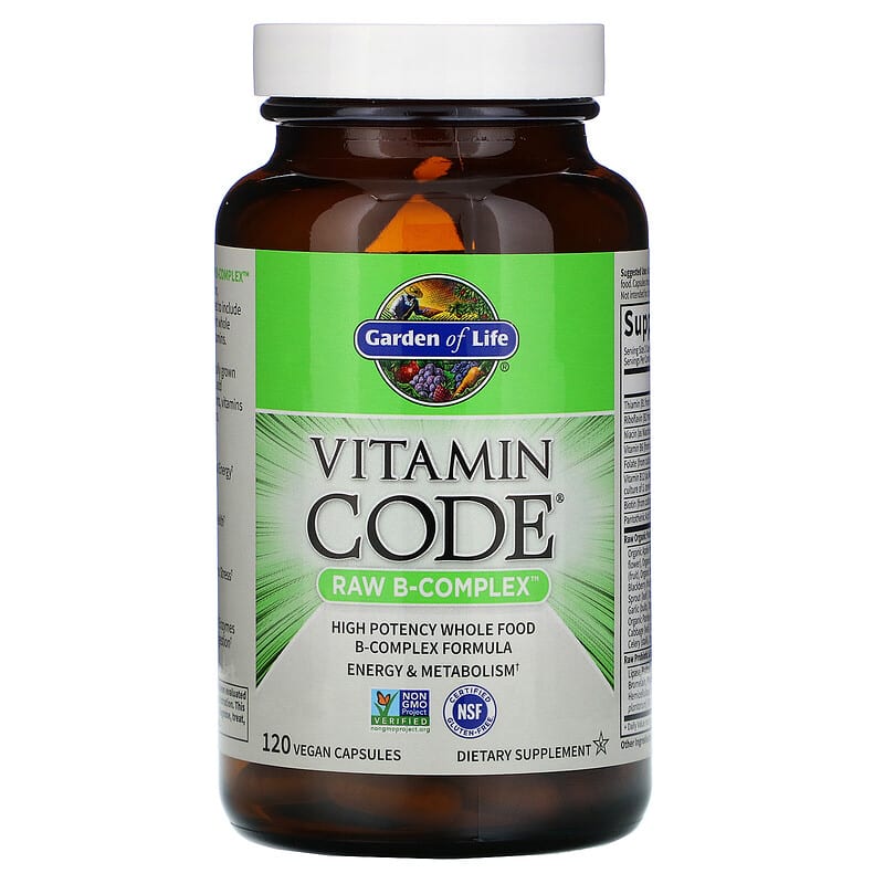 Vitamin Code, RAW B-Complex, 120 Vegan Capsules