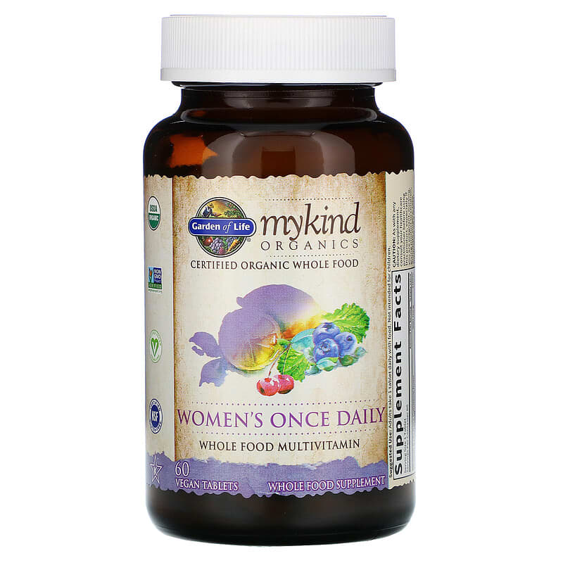 MyKind Organics, Women's Once Daily, 60 Vegan Tablets