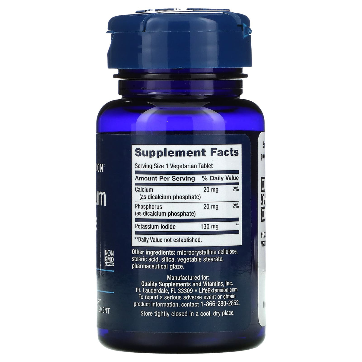 Potassium Iodide Tablets, 130 mg, 14 Tablets