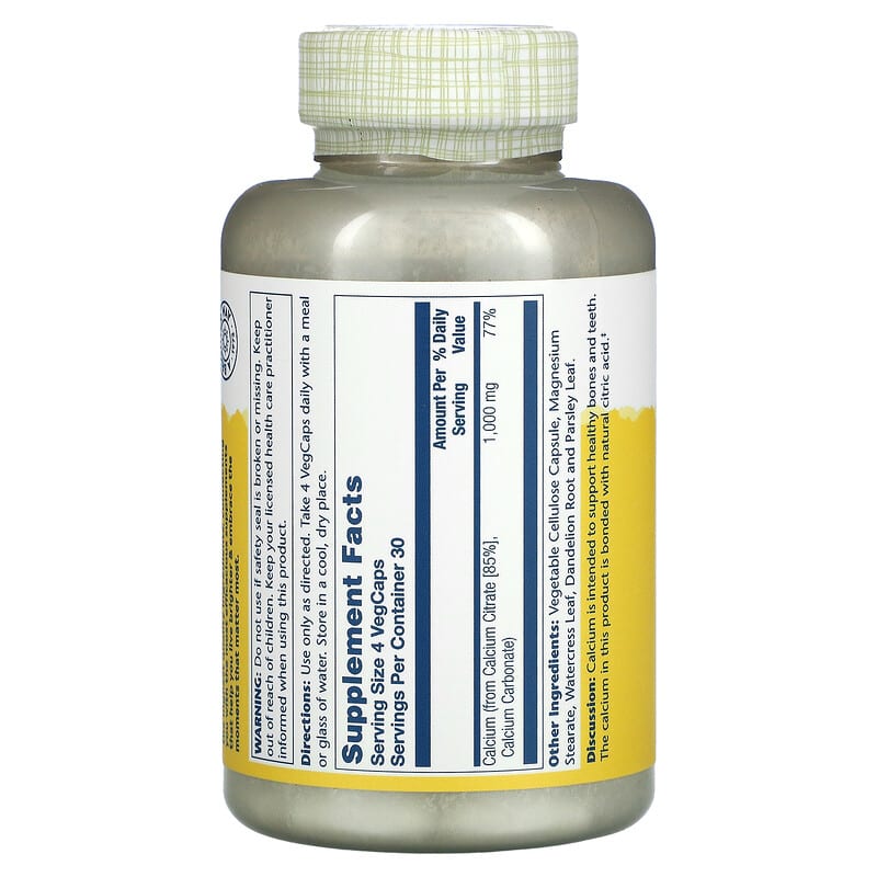 Calcium Citrate, 250 mg, 120 VegCaps