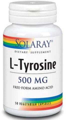 L-Tyrosine Veg Cap (Btl-Plastic) 500mg | 50ct