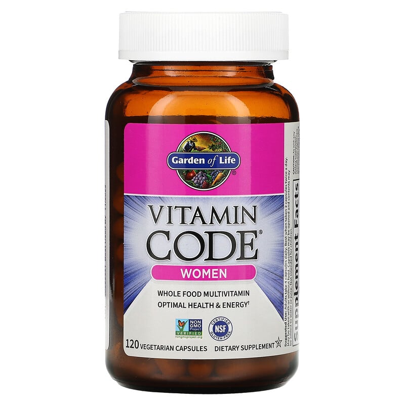 Vitamin Code, Whole Food Multivitamin for Women, 120 Vegetarian Capsules