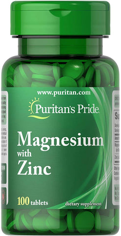 Magnesium With Zinc 100 Tablets