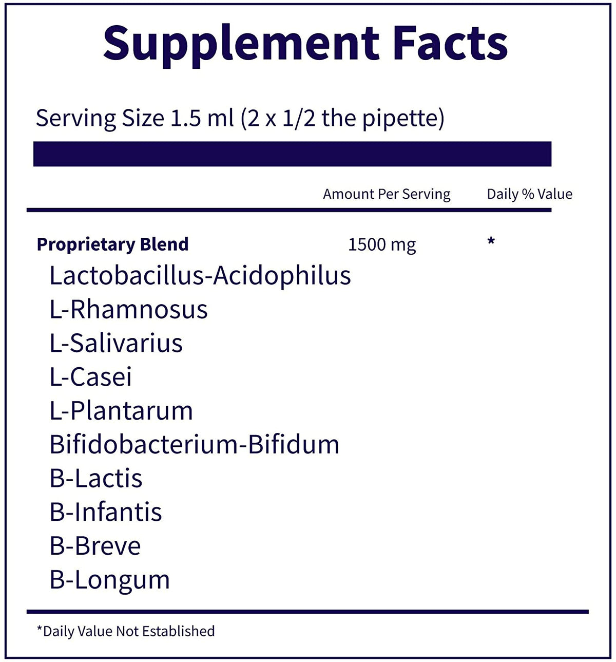 Daily Liquid Probiotics for Kids, 2 Fl Oz (Pack of 1)