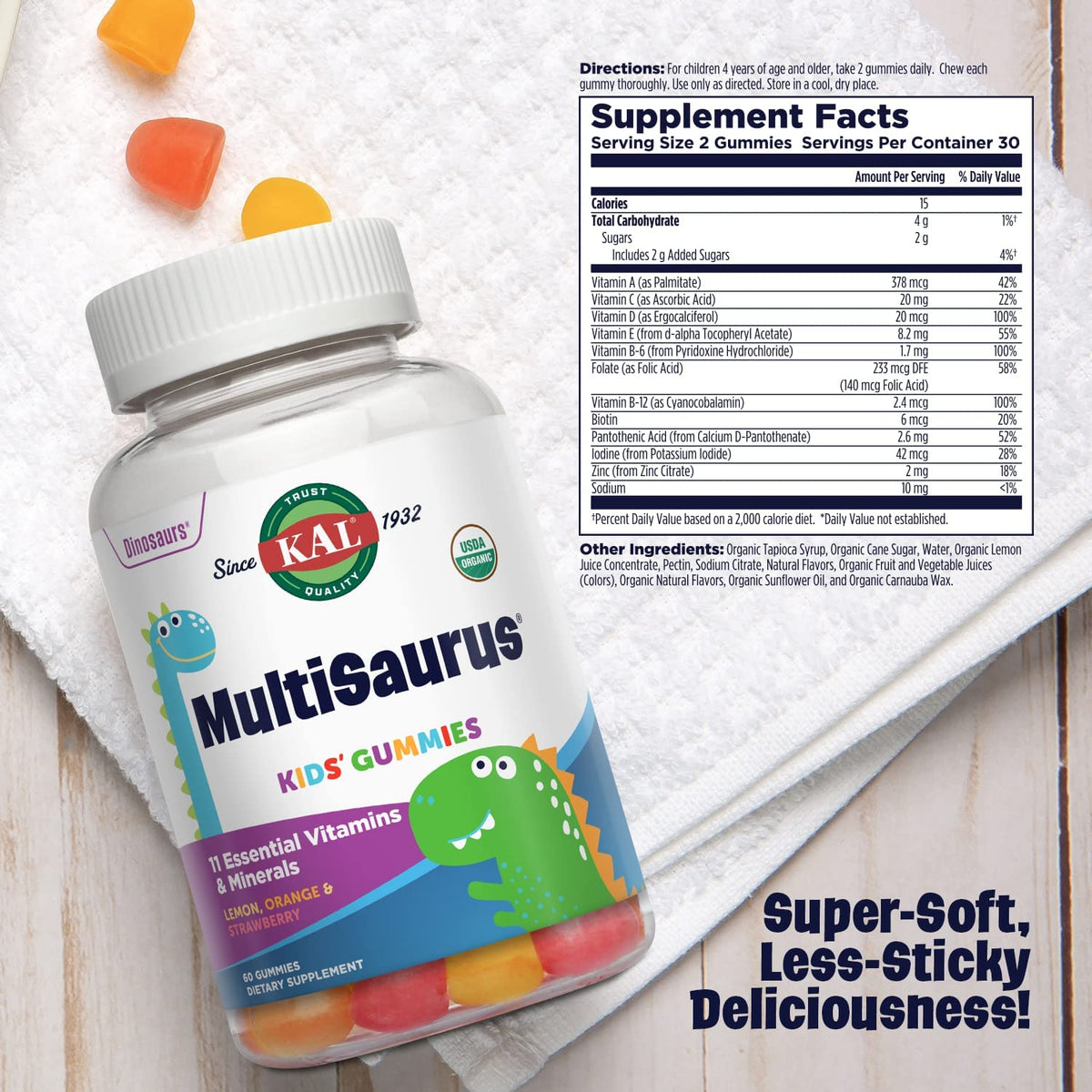 MultiSaurus - 60 Gummies