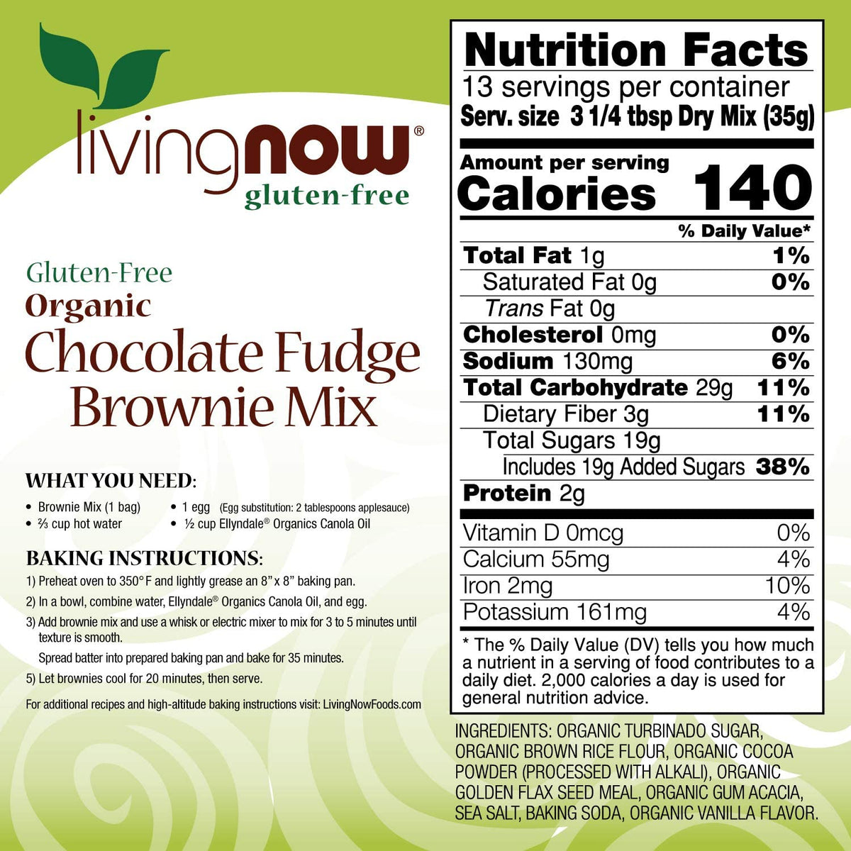 Chocolate Fudge Brownie Mix, 454g