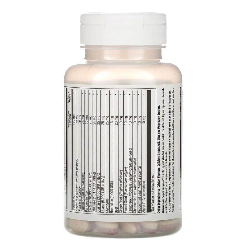 Super Enzymes, 60 Tablets