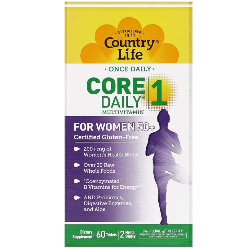 Core Daily-1 Multivitamin for Women 50+, 60 Tablets