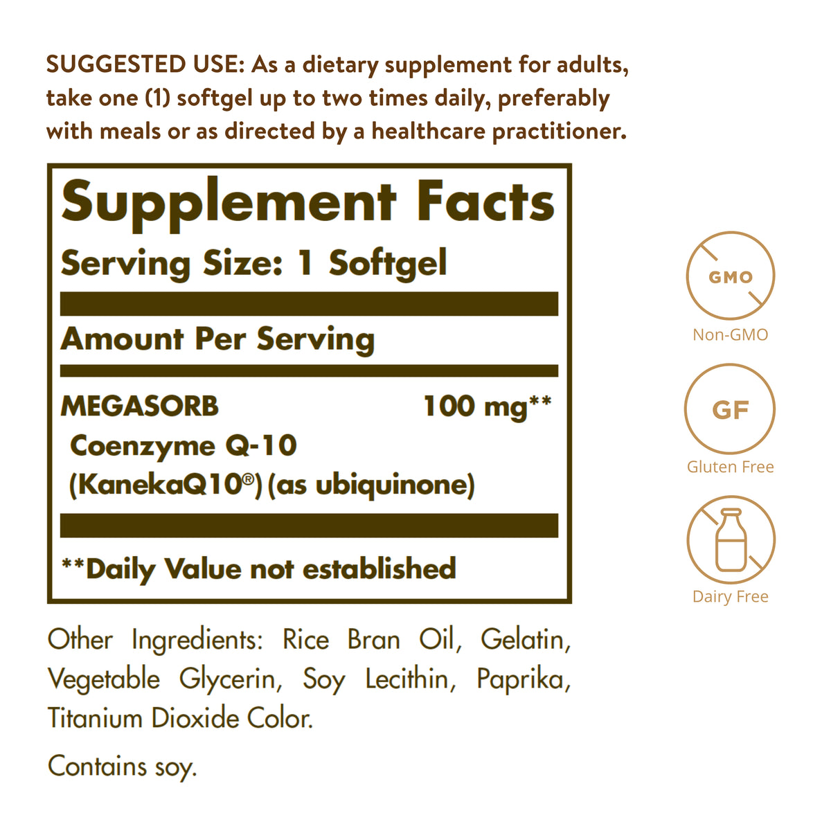 Megasorb CoQ-10 100 mg Softgels, 30 ct