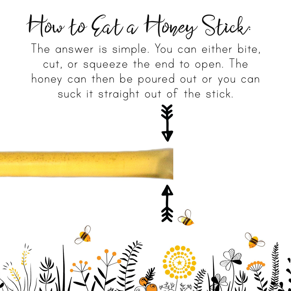 Pure Northern Michigan Honey Sticks 3pk