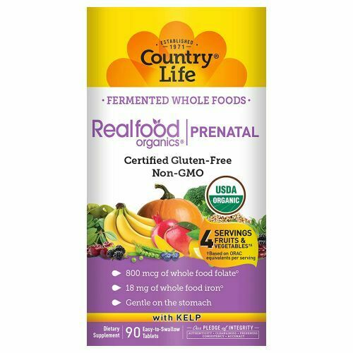 Country Life, Realfood Organics, Prenatal, 150 Easy-to-Swallow Tablets