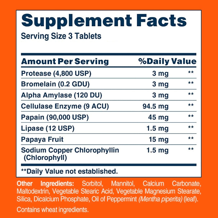 Super Papaya Enzyme Plus 90 Tablets