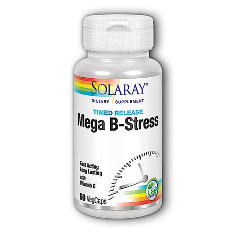 B-Stress Mega Time Released, 60 VegCaps