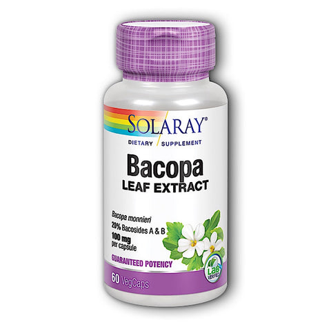 Bacopa Extract 100 mg, 60 VegCaps
