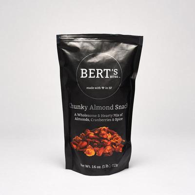 Bert's Bites Chunky Almond Snack 77g